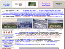 Tablet Screenshot of amazingbible.org